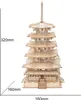 FORSMANO 3D Holzpuzzle Fünfstöckige Pagode, mit 275 Produktbild-Vorschau 7