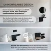 Nachttafel Set van 2 - Zwart - 40 x 20 cm - Metaal - 2 Productafbeelding-voorbeeld 5