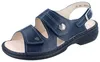 FINN COMFORT Milos Damen Sandalen blau atlantic Glattleder Produktbild-Vorschau 1
