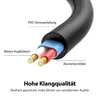 AUX Kabel 3.5mm Klinke zu 2*6.3mm Klinke - Klinkenkabel Produktbild-Vorschau 4