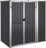 vidaXL Casetta da giardino antracite 161x89x161 cm Acciaio Anteprima dell’immagine prodotto 1