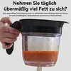 Fetttrenner 1000ml mit Sieb, Soßentrenner aus PP, Produktbild-Vorschau 5