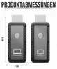 Drahtloser HDMI-Sender und Empfänger, 1080P kabellos für Produktbild-Vorschau 4