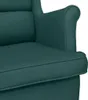 vidaXL Kreslo tmavozelené 74x84x100 cm látka Náhľad obrázku produktu 7