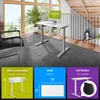 ESMART Germany ETX-121GW 100 x 60 cm Weiß Ergonomischer Produktbild-Vorschau 2