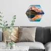DEQORI Glasbild Echtglas 40x35 cm 'Bachalpsee vor Alpen' Produktbild-Vorschau 3