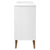 vidaXL Armoire à tiroirs MOLDE Blanc 113x40x80 cm Pin Voir les images du produit 6