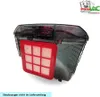 A vacuum cleaner dustbin with a filter, shown against a white background. Produktbild-Vorschau