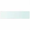 A transparent glass shelf on a white background. Anteprima dell’immagine prodotto