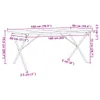 Esstisch X-Gestell 180x90x75,5 cm Massivholz Kiefer & Stahl Produktbild-Vorschau 9