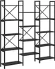 Étagère vidaXL, aspect chêne noir, 156 x 25 x 167 cm Voir les images du produit 1