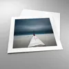 Poster - Poster ohne Rahmen - Turm Strand Himmel - 40x40 cm Produktbild-Vorschau 3