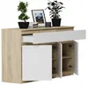 Komoda 120 cm 3 zásuvky 3 dveře skříňka FRAMIRE S-3 mix Náhled obrázku produktu 4