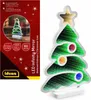 Idena LED Infinity Mirror Weihnachtsbaum 13x5,5x22cm Produktbild-Vorschau 1