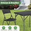 Sekey Klappbar Garten Sitzgruppe Bistro Gartentisch Set 4 Produktbild-Vorschau 6