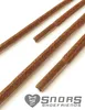 SNORS gewachste Schnürsenkel rund - BRAUN - 3mm - 130cm Produktbild-Vorschau 2