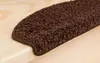 Stufenmatten Shaggy Venus Halbrund Kaffeebraun 1 Stück Produktbild-Vorschau 3