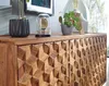 WOHNLING Sideboard 138x76x45 cm Sheesham Massivholz Produktbild-Vorschau 5