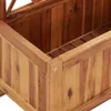 vidaXL Parterre de jardin surélevé avec treillis Bois Voir les images du produit 6
