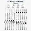 Besteckset 24 Teilig Besteck für 6 Personen Edelstahl Produktbild-Vorschau 2