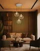 GLOBO Lighting Hängeleuchte MATEO  beige Hängelampe Produktbild-Vorschau 3