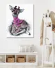Zuty - Malen nach Zahlen - GIRAFFE MIT EINEM SCHAL, 40x50 Produktbild-Vorschau 2