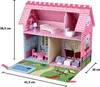 Aga4Kids Puppenhaus GLORIA Puppestube Spielhaus inkl. Möbel Produktbild-Vorschau 10