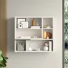 Étagère murale 'Vesanto' avec 5 compartiments et une porte Voir les images du produit 3