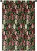 MuchoWow® Wandteppich Wandbehang Blumen - Rosen - Muster Produktbild-Vorschau 1