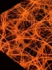 1lfm PSYWORK Schwarzlicht Dekovlies Grob Orange, 30cm Produktbild-Vorschau 3