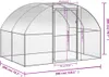 The Living Store Poulailler d'extérieur 3x2x2 m Acier Voir les images du produit 9