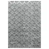 Hochflor Teppich PISA Grau 200 cm Rund Produktbild-Vorschau 3