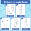 XINZI 4stupňový bazénový žebřík se sklopnou funkcí, nosnost Náhled obrázku produktu 5