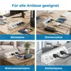 Steckdosenleiste, Steckdosenadapter, EU Steckdose, 5 Fach Produktbild-Vorschau 9
