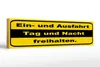 Holzschild  Ausfahrt Tag Nacht freihalten, 46 x 10 cm, Produktbild-Vorschau 2