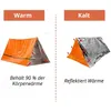 2-Personen Survival-Bivy-Tube – Wiederverwendbares Produktbild-Vorschau 4