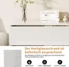 Fortuna Lai Sideboard noir brillant avec LED, meuble TV, Voir les images du produit 5