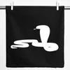 Huuraa Kissenbezug Schlange Kobra Silhouette 40x40cm Black Produktbild-Vorschau 1