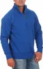 Mivaro Herren Troyer Halfzip in Blau - Pullover mit halbem Produktbild-Vorschau 2