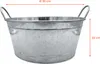 3.05 Vasca XXL in zinco con maniglie - circa Ø 50 cm x 22 Anteprima dell’immagine prodotto 2