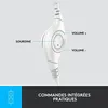 Logitech H390 USB-Headset grau, weiß Produktbild-Vorschau 4
