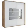 Šatní skříň se zrcadlem ANASTACIO, šířka 125 cm, výška 245 Náhled obrázku produktu 2