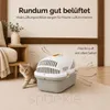 SNOEKIE Katzen Transportbox 49,5 × 32 × 32,6 cm, Produktbild-Vorschau 6