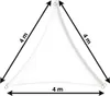 Markisensegel 4x4x4 Dreieck wasserdicht UV Garten Produktbild-Vorschau 24