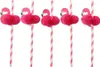 PAPSTAR Papier-Trinkhalm "Flamingo" 200 mm pink/weiß aus Produktbild-Vorschau 4