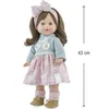 Puppe Nicole 42 cm mit langen Haaren Schlafaugen & Weichkörper für Kinder Spielzeug-Puppe Spielpuppe Spielwaren Geschenkidee Geburtstag Weihnachten Produktbild-Vorschau