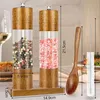 Salz und Pfeffermühle 2er Set, Gewürzmühle Manuell inkl Produktbild-Vorschau 2