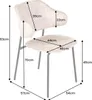 riess-ambiente Design Stuhl VOGUE champagner greige Samt Produktbild-Vorschau 7