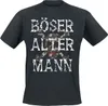 Sprüche T-Shirt Herren Böser alter Mann schwarz 3XL Produktbild-Vorschau 1