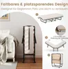 COSTWAY Letto pieghevole per ospiti 90x200 cm, letto Anteprima dell’immagine prodotto 7